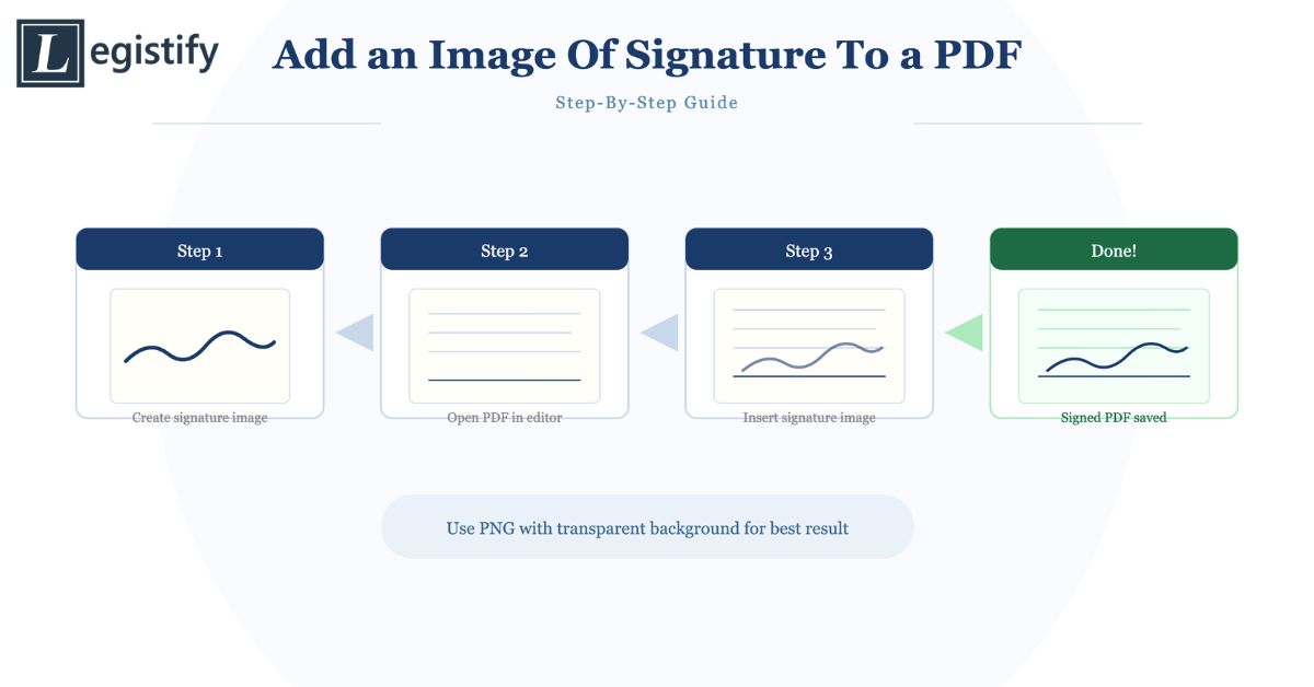 add image of signature to PDF