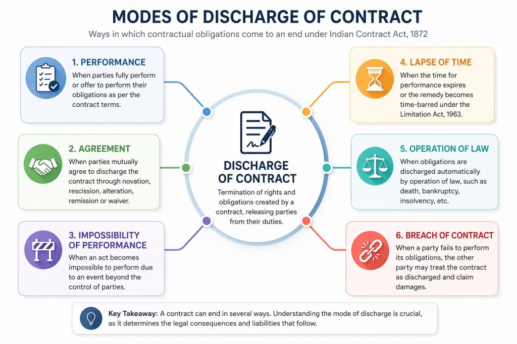 Modes of Discharge of Contract