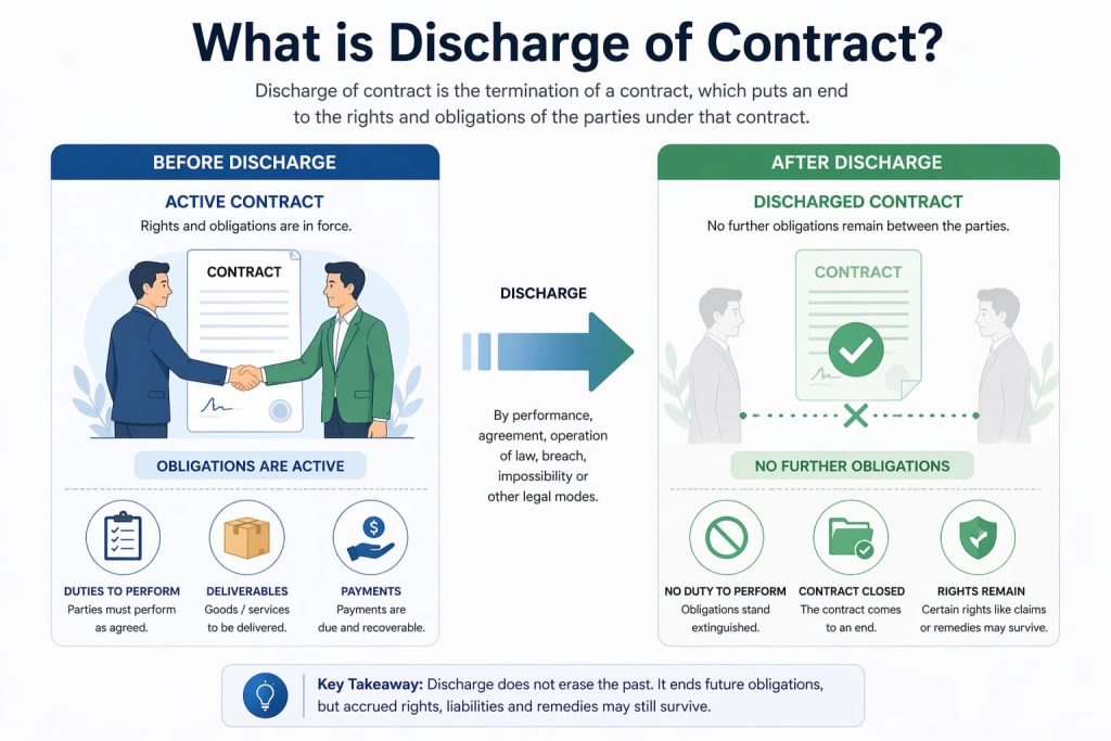 What is Discharge of Contract?