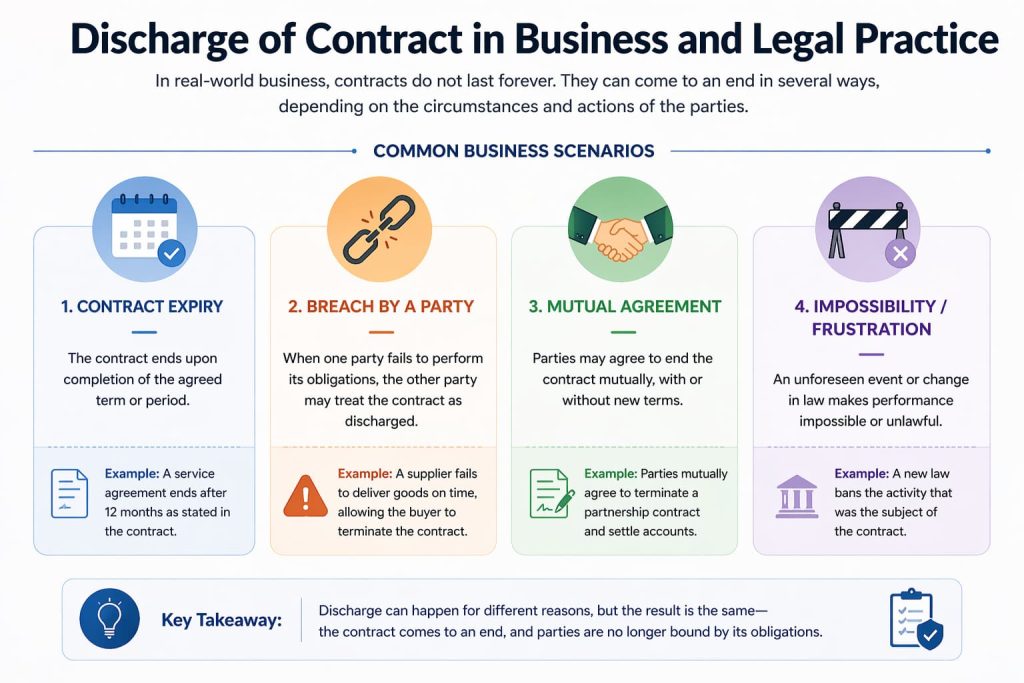 Discharge of Contract in Business and Legal Practice