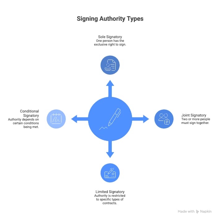 Types of Signing Authority