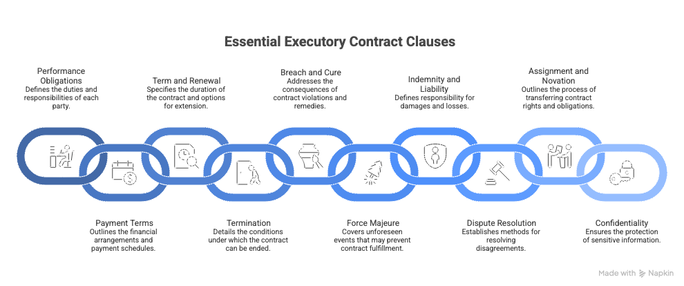 Key Clauses in Executory Contracts
